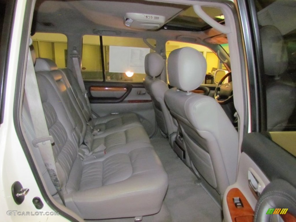 2007 LX 470 - Crystal White / Stone photo #25