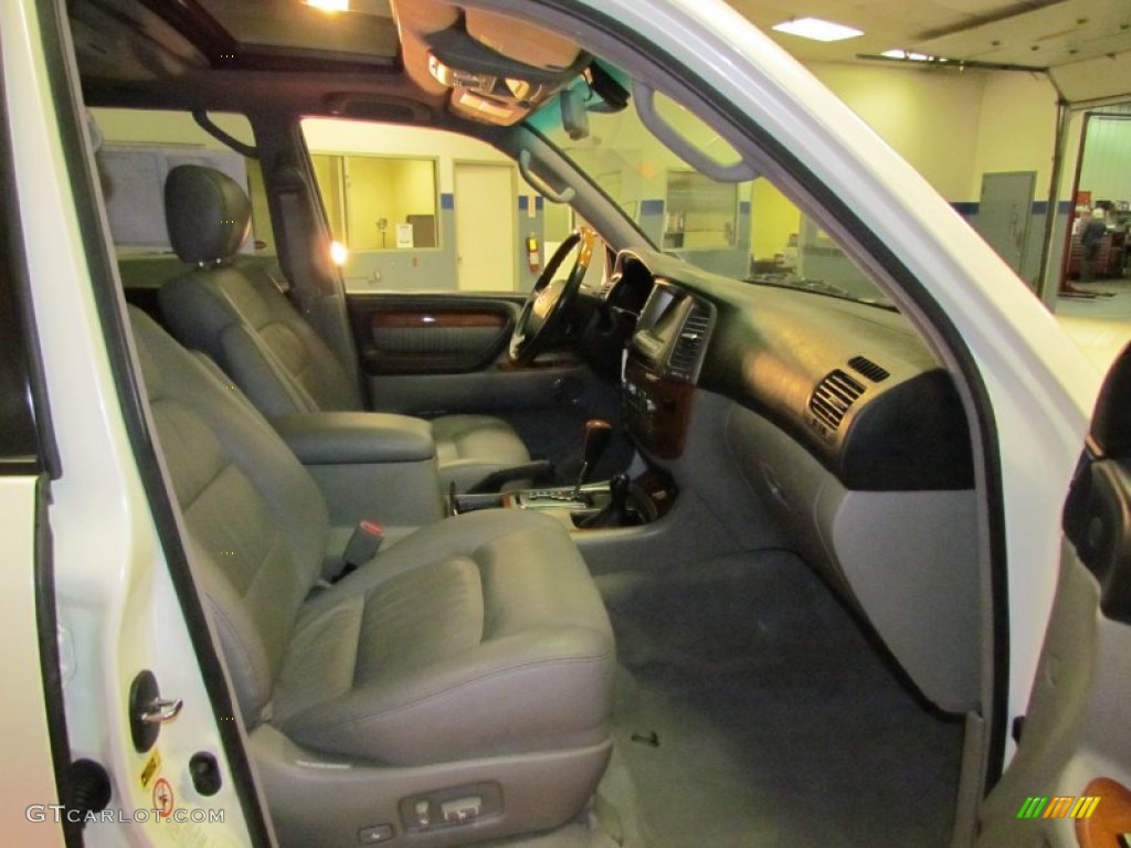 2007 LX 470 - Crystal White / Stone photo #28