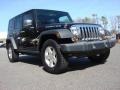 2008 Black Jeep Wrangler Unlimited Rubicon 4x4  photo #1