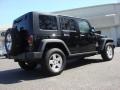 2008 Black Jeep Wrangler Unlimited Rubicon 4x4  photo #4