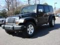 2008 Black Jeep Wrangler Unlimited Rubicon 4x4  photo #7