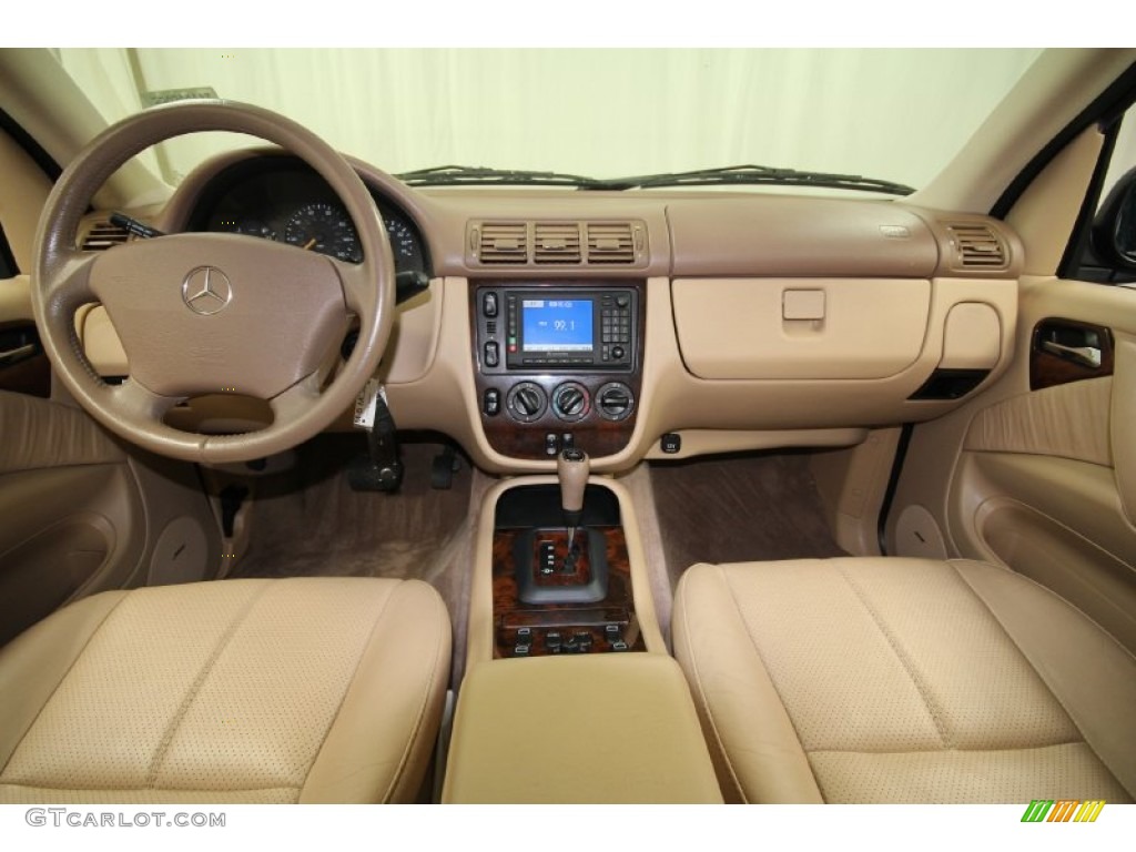 2001 ML 320 4Matic - Azure Blue Metallic / Java photo #4