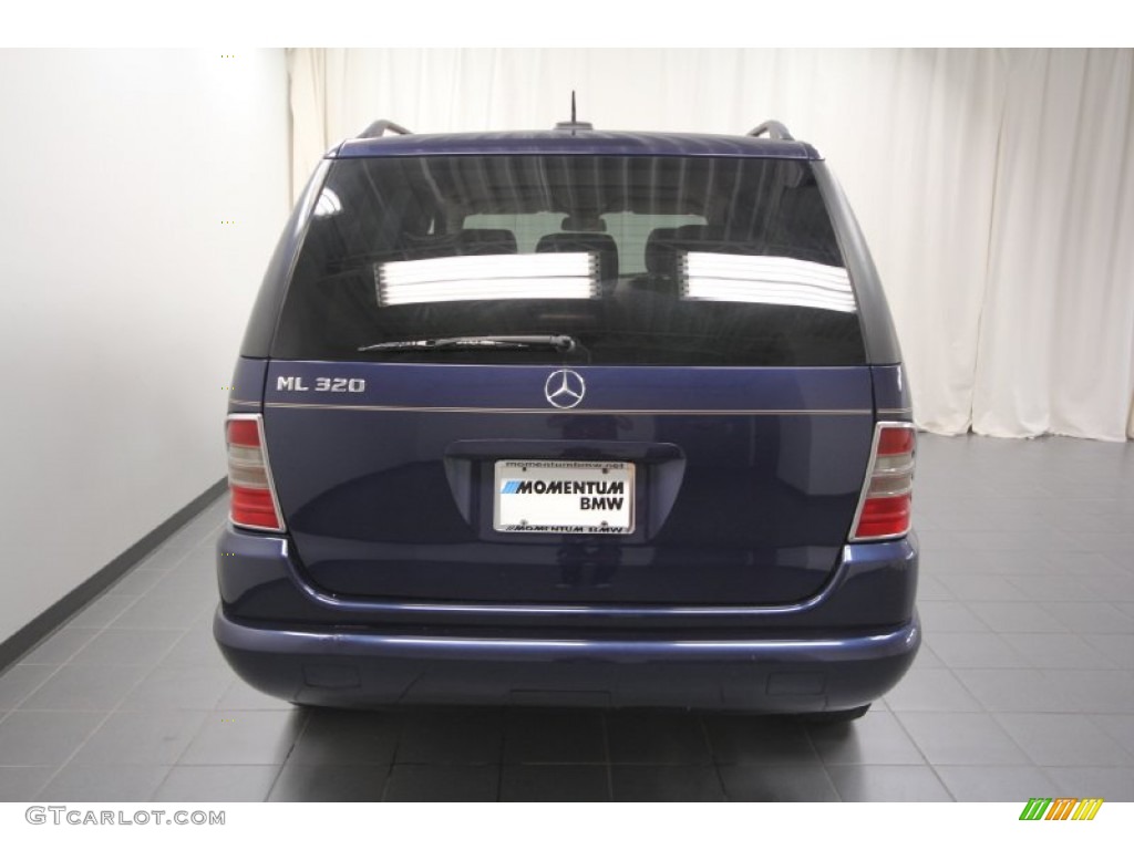2001 ML 320 4Matic - Azure Blue Metallic / Java photo #14