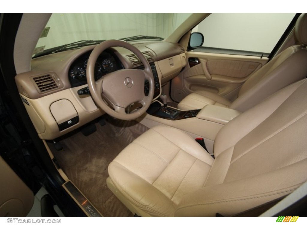 2001 ML 320 4Matic - Azure Blue Metallic / Java photo #15