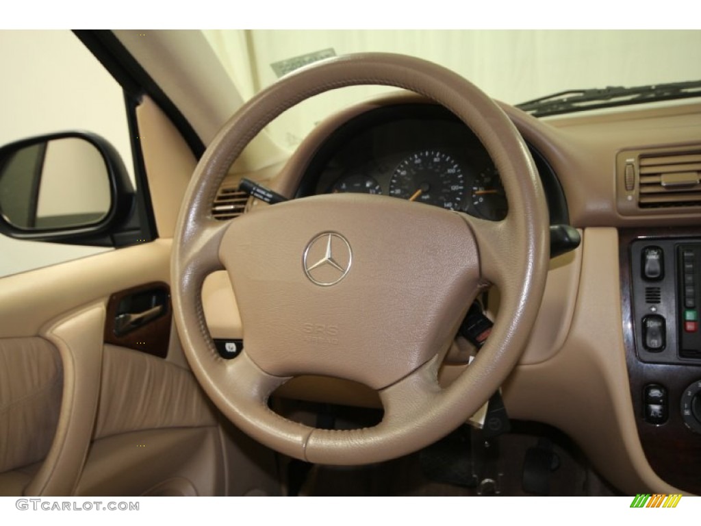 2001 ML 320 4Matic - Azure Blue Metallic / Java photo #30