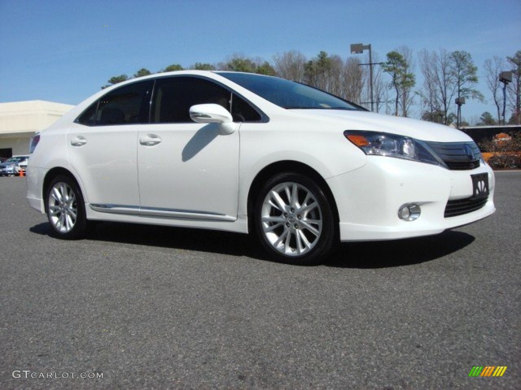 Starfire White Pearl 2010 Lexus HS 250h Hybrid Premium Exterior Photo #62284865