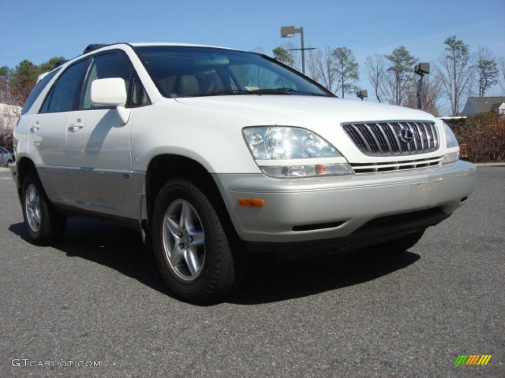 2001 RX 300 AWD - White Gold Crystal / Ivory photo #1