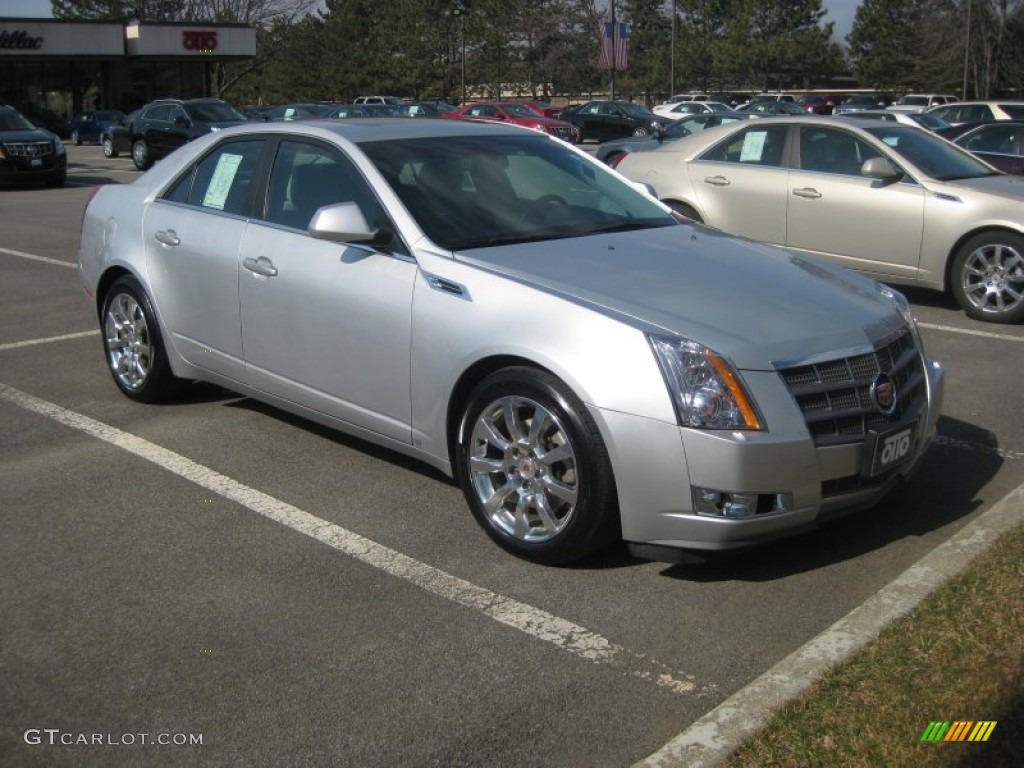2009 CTS 4 AWD Sedan - Radiant Silver / Light Titanium/Ebony photo #1