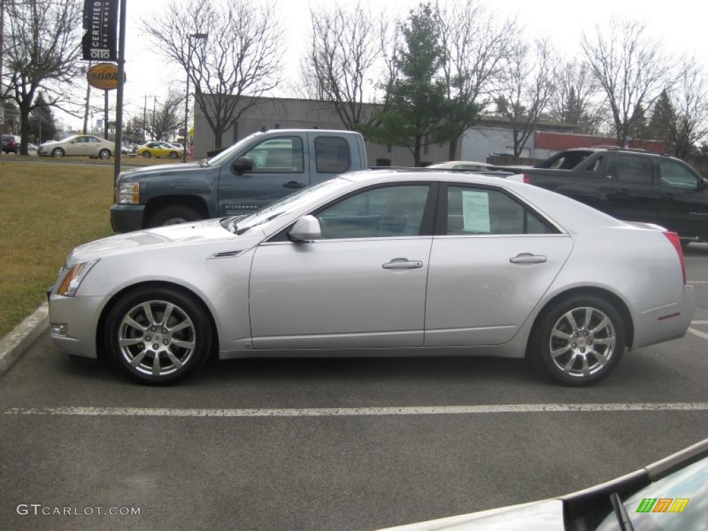 2009 CTS 4 AWD Sedan - Radiant Silver / Light Titanium/Ebony photo #2
