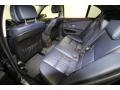 2009 BMW 5 Series Dark Blue Interior Rear Seat Photo