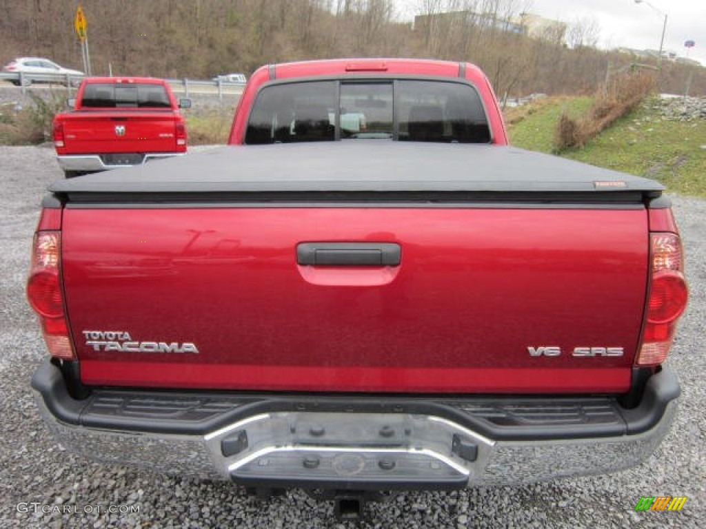 2006 Tacoma V6 Access Cab 4x4 - Impulse Red Pearl / Graphite Gray photo #5