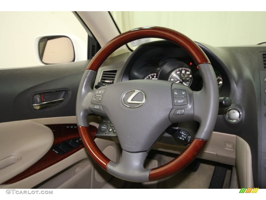2006 Lexus GS 430 Cashmere Steering Wheel Photo #62289437