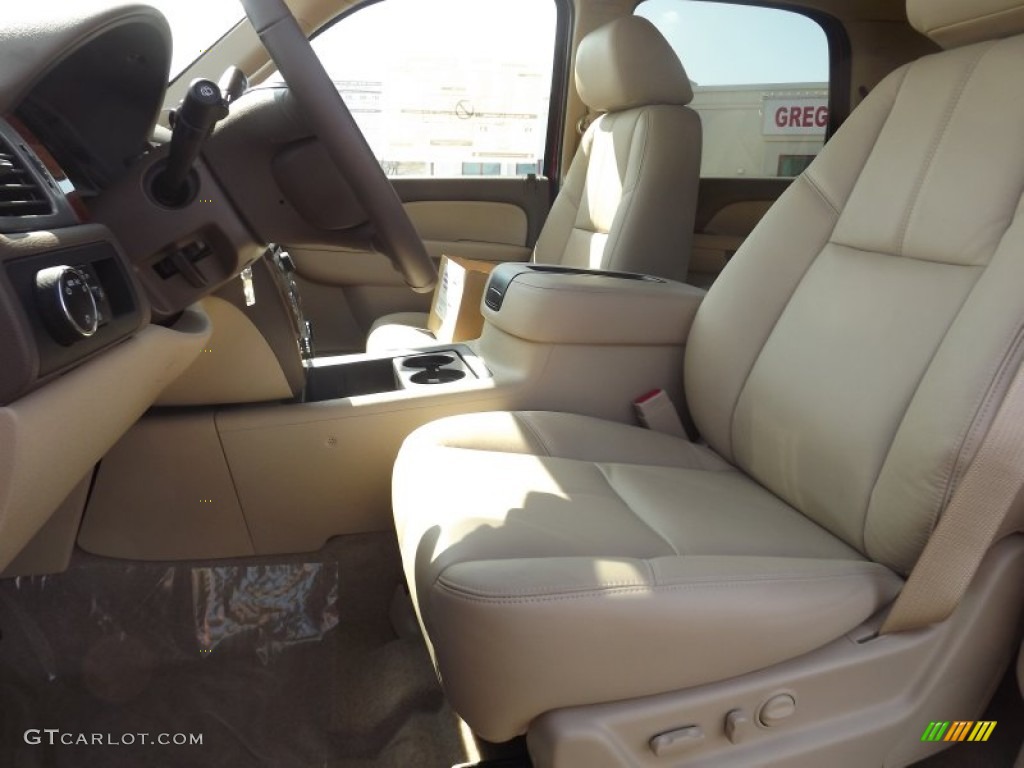 2012 Tahoe LT - Victory Red / Light Cashmere/Dark Cashmere photo #13