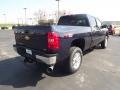 2012 Imperial Blue Metallic Chevrolet Silverado 3500HD LTZ Crew Cab 4x4 Dually  photo #5