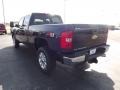 2012 Imperial Blue Metallic Chevrolet Silverado 3500HD LTZ Crew Cab 4x4 Dually  photo #7