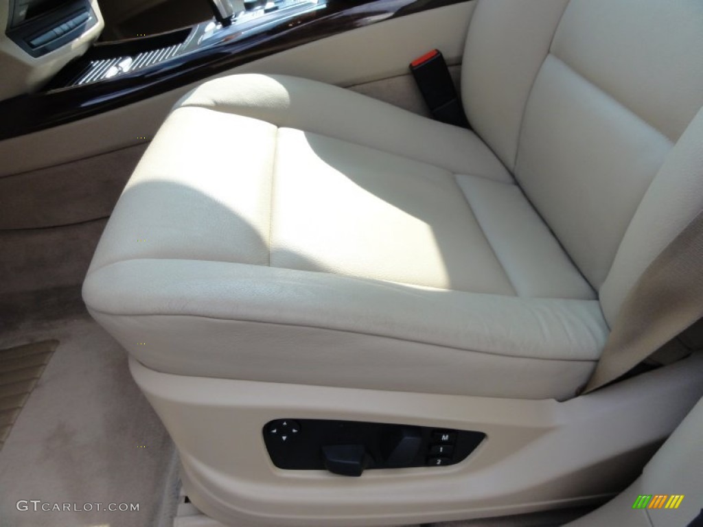 2008 X5 3.0si - Alpine White / Sand Beige photo #17