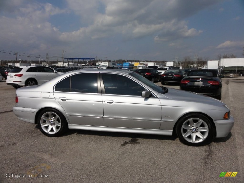 Titanium Silver Metallic 2003 BMW 5 Series 525i Sedan Exterior Photo #62292961