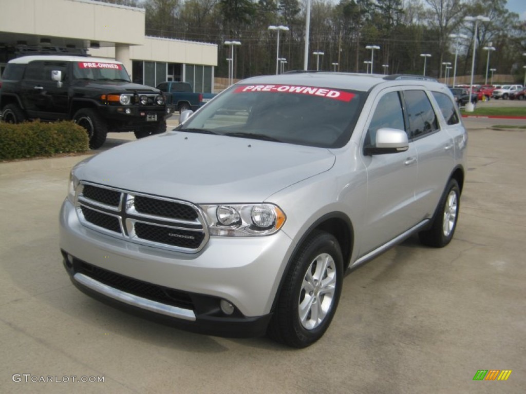 2012 Durango Crew - Bright Silver Metallic / Black photo #1