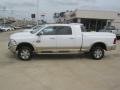 2012 Bright White Dodge Ram 2500 HD Laramie Longhorn Mega Cab 4x4  photo #2