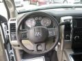 Light Pebble Beige/Bark Brown Steering Wheel Photo for 2012 Dodge Ram 2500 HD #62294006