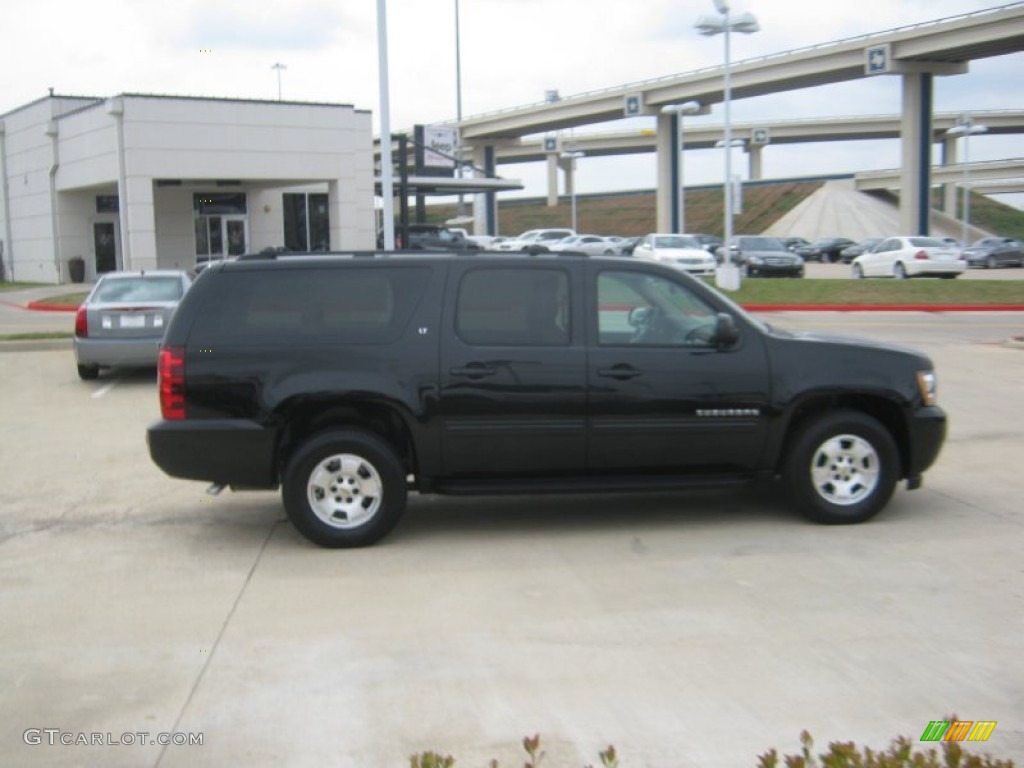 2012 Suburban LT - Black Granite Metallic / Light Cashmere/Dark Cashmere photo #6