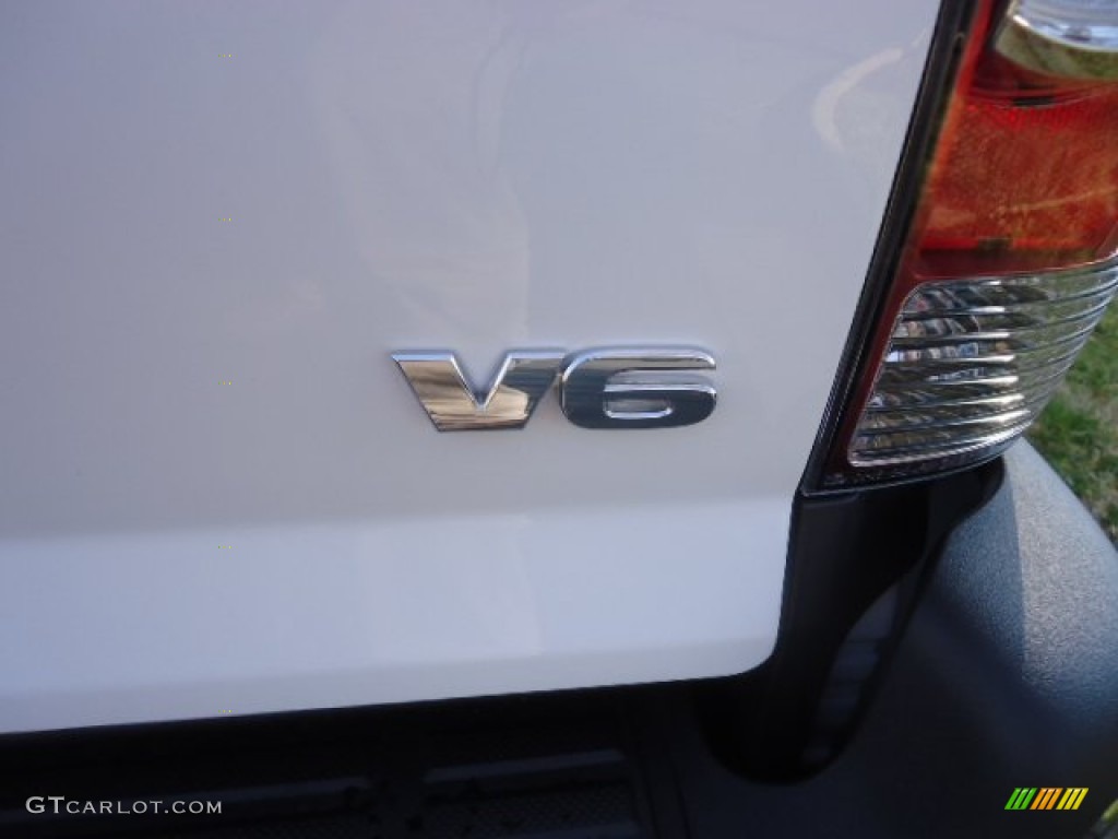 2012 Tacoma V6 TRD Double Cab 4x4 - Super White / Graphite photo #10