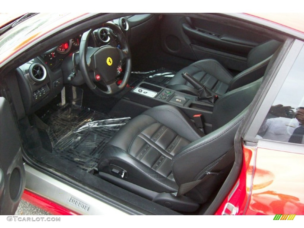 Black Interior 2008 Ferrari F430 Coupe F1 Photo #62295593