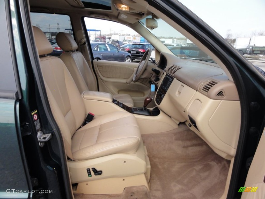 Charcoal Interior 2000 Mercedes-Benz ML 430 4Matic Photo #62295998