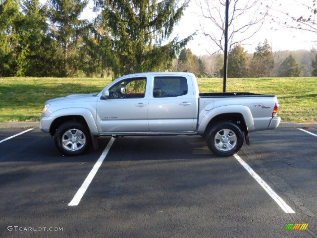 2012 Tacoma V6 TRD Sport Double Cab 4x4 - Silver Streak Mica / Graphite photo #4