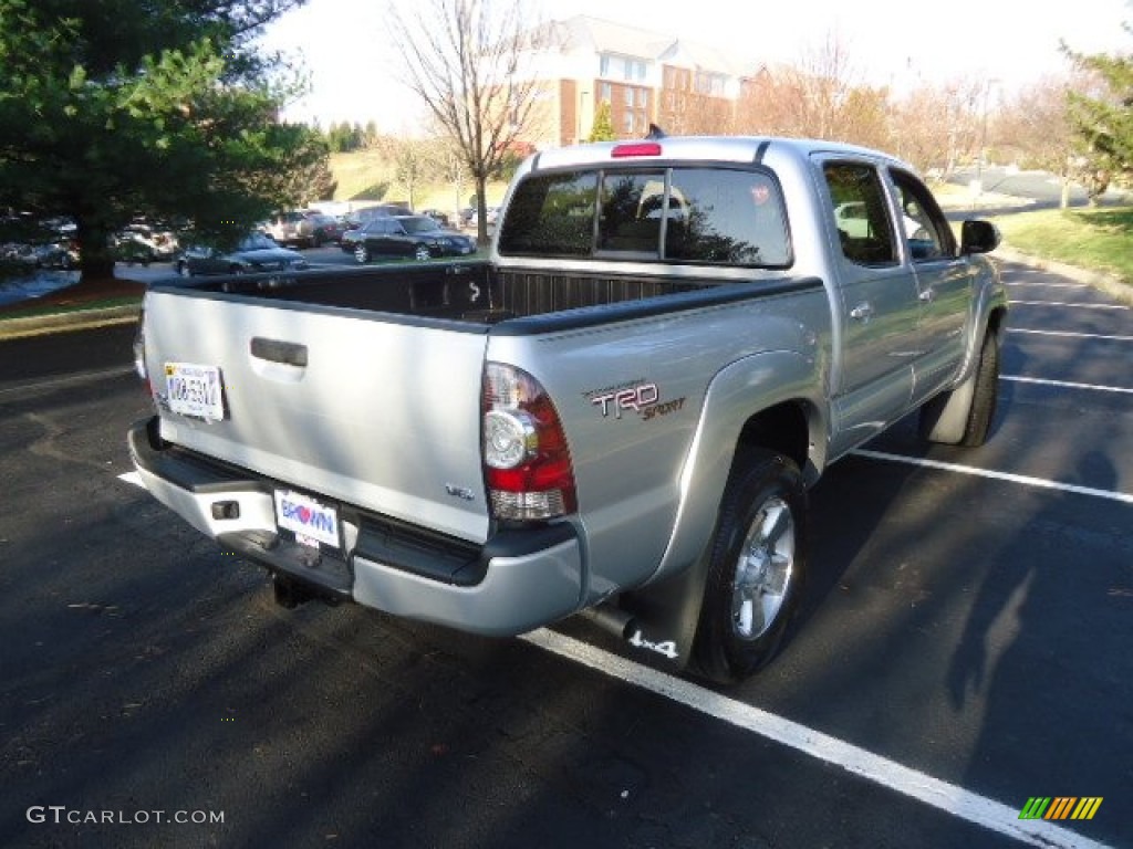2012 Tacoma V6 TRD Sport Double Cab 4x4 - Silver Streak Mica / Graphite photo #7