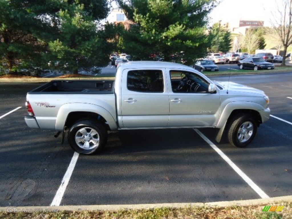 2012 Tacoma V6 TRD Sport Double Cab 4x4 - Silver Streak Mica / Graphite photo #8
