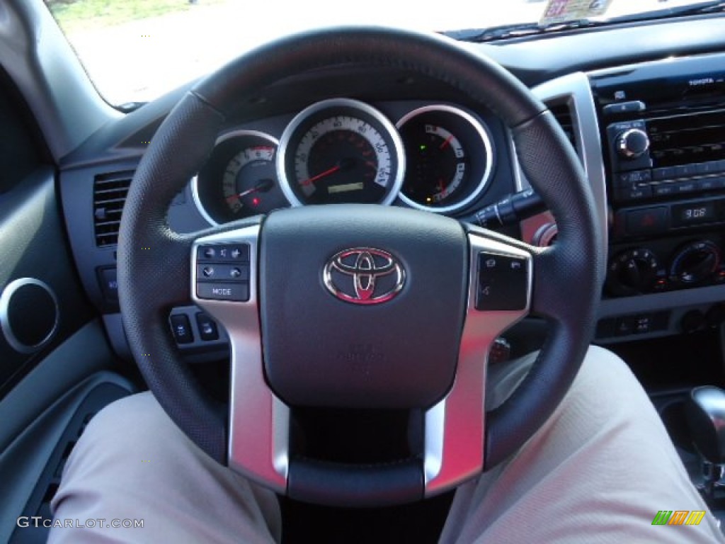 2012 Tacoma V6 TRD Sport Double Cab 4x4 - Silver Streak Mica / Graphite photo #22