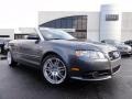 2009 Meteor Grey Pearl Effect Audi A4 2.0T Cabriolet  photo #1