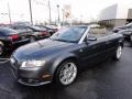 2009 Meteor Grey Pearl Effect Audi A4 2.0T Cabriolet  photo #2