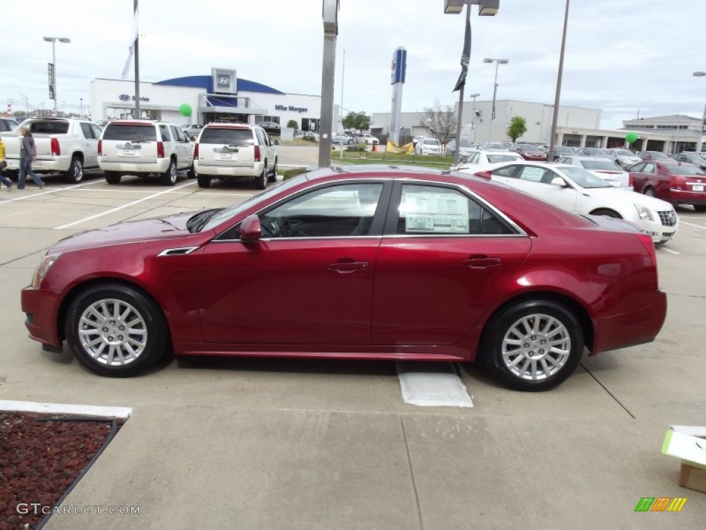 Crystal Red Tintcoat 2012 Cadillac CTS 3.0 Sedan Exterior Photo #62298955