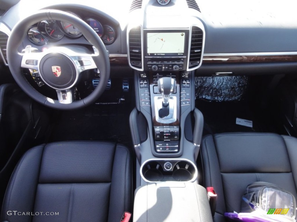 2012 Porsche Cayenne S Black Dashboard Photo #62299649