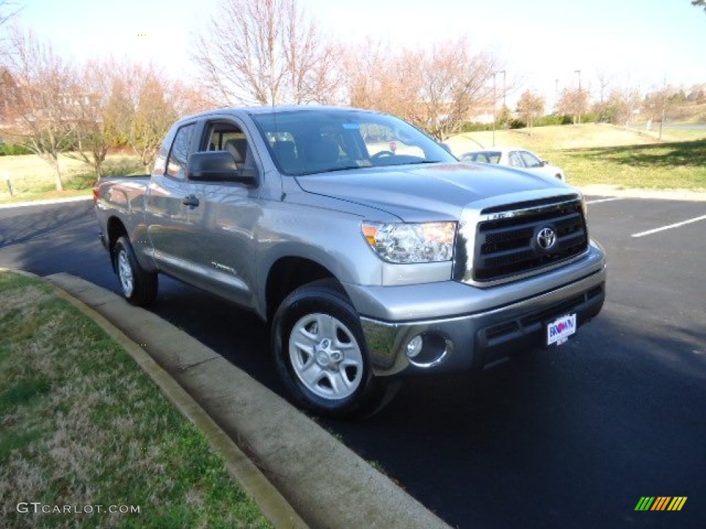 2012 Tundra Double Cab 4x4 - Silver Sky Metallic / Graphite photo #1