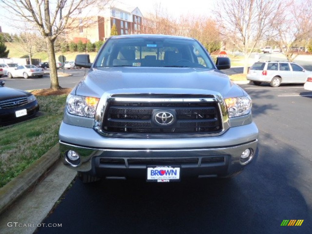 2012 Tundra Double Cab 4x4 - Silver Sky Metallic / Graphite photo #2