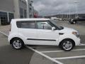 2010 Clear White Kia Soul +  photo #2