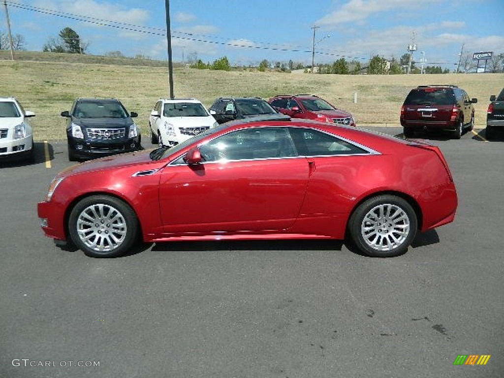 Crystal Red Tintcoat 2011 Cadillac CTS Coupe Exterior Photo #62301365