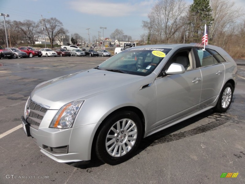 Radiant Silver Metallic 2011 Cadillac CTS 3.0 Sport Wagon Exterior Photo #62301431