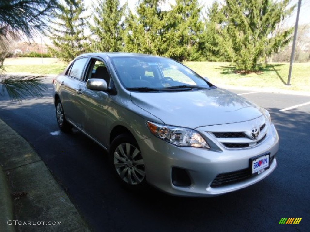 2012 Corolla LE - Classic Silver Metallic / Ash photo #1