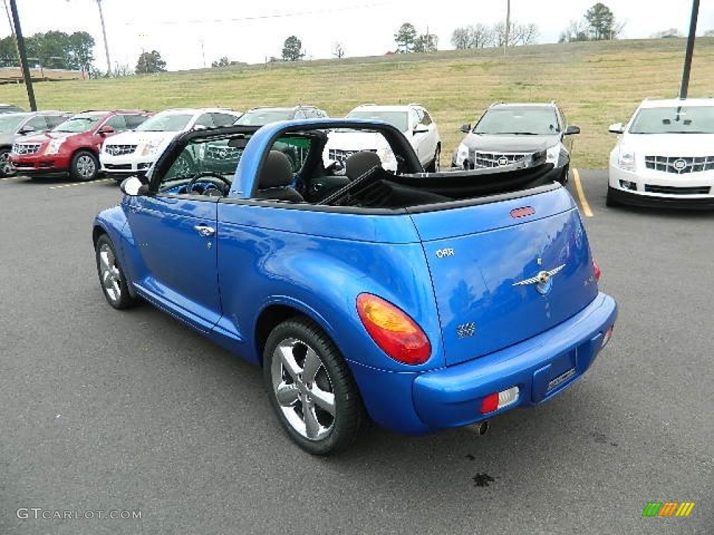 2005 PT Cruiser Touring Turbo Convertible - Electric Blue Pearl / Dark Slate Gray photo #5