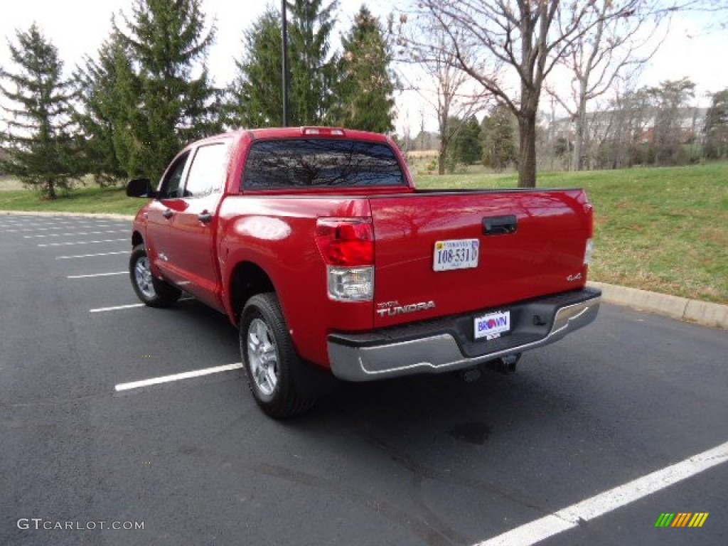 2012 Tundra SR5 CrewMax 4x4 - Barcelona Red Metallic / Graphite photo #5