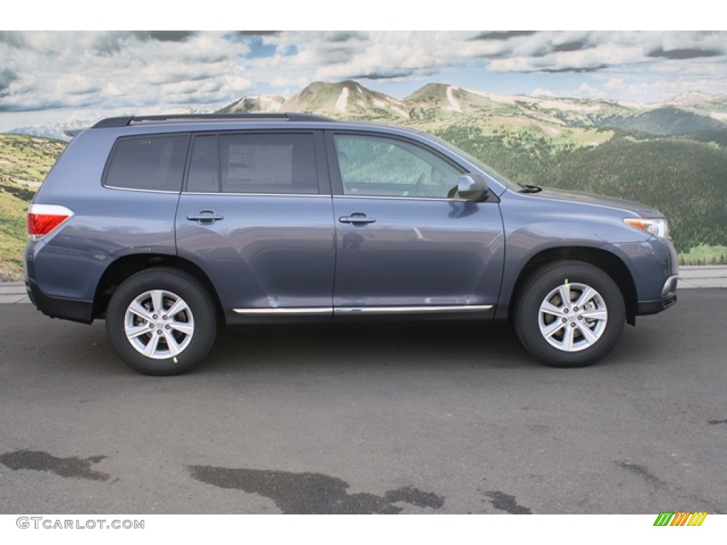 2012 Highlander SE 4WD - Shoreline Blue Pearl / Ash photo #2