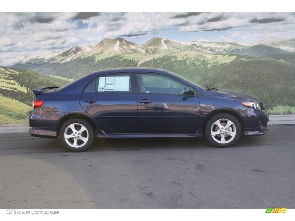 2012 Corolla S - Nautical Blue Metallic / Dark Charcoal photo #2
