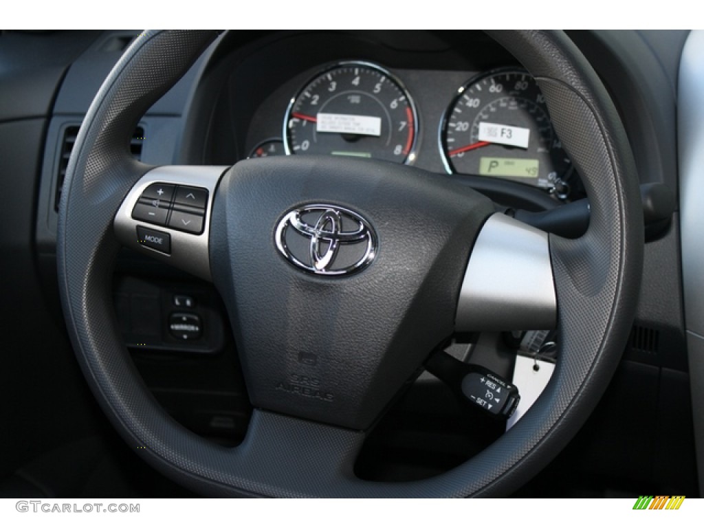 2012 Corolla S - Nautical Blue Metallic / Dark Charcoal photo #11