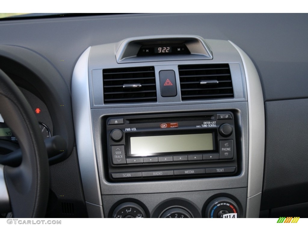 2012 Corolla S - Nautical Blue Metallic / Dark Charcoal photo #12