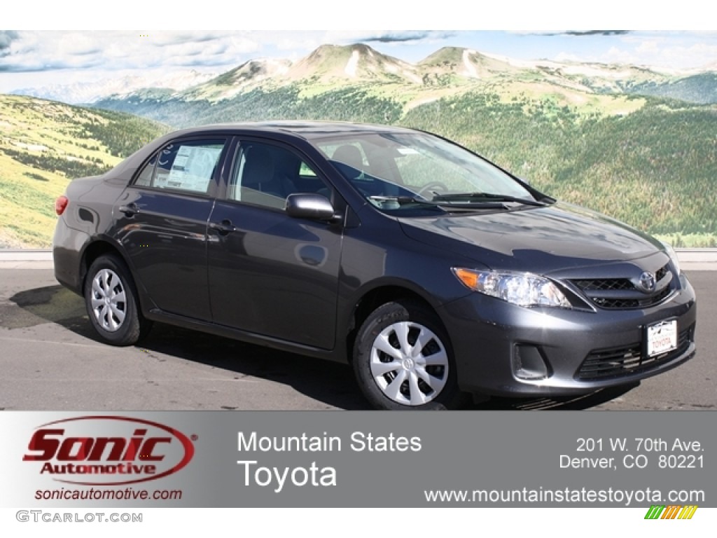 2012 Corolla  - Magnetic Gray Metallic / Ash photo #1