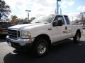 2003 Oxford White Ford F250 Super Duty XLT SuperCab 4x4  photo #4